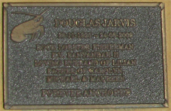 Douglas Jarvis plaque