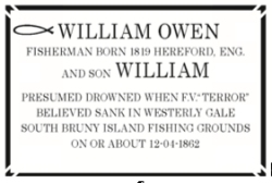 William Owen plaque