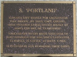 S. Portland plaque