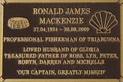 Ronald Mackenzie plaque